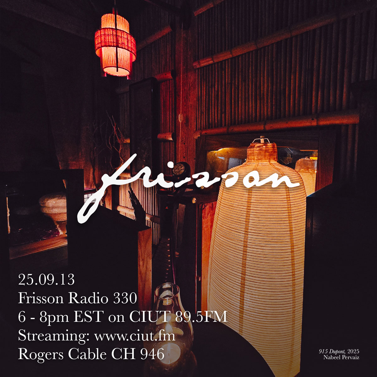 Frisson Radio 330 artwork